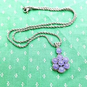 Sweet Karis Purple Jade Necklace